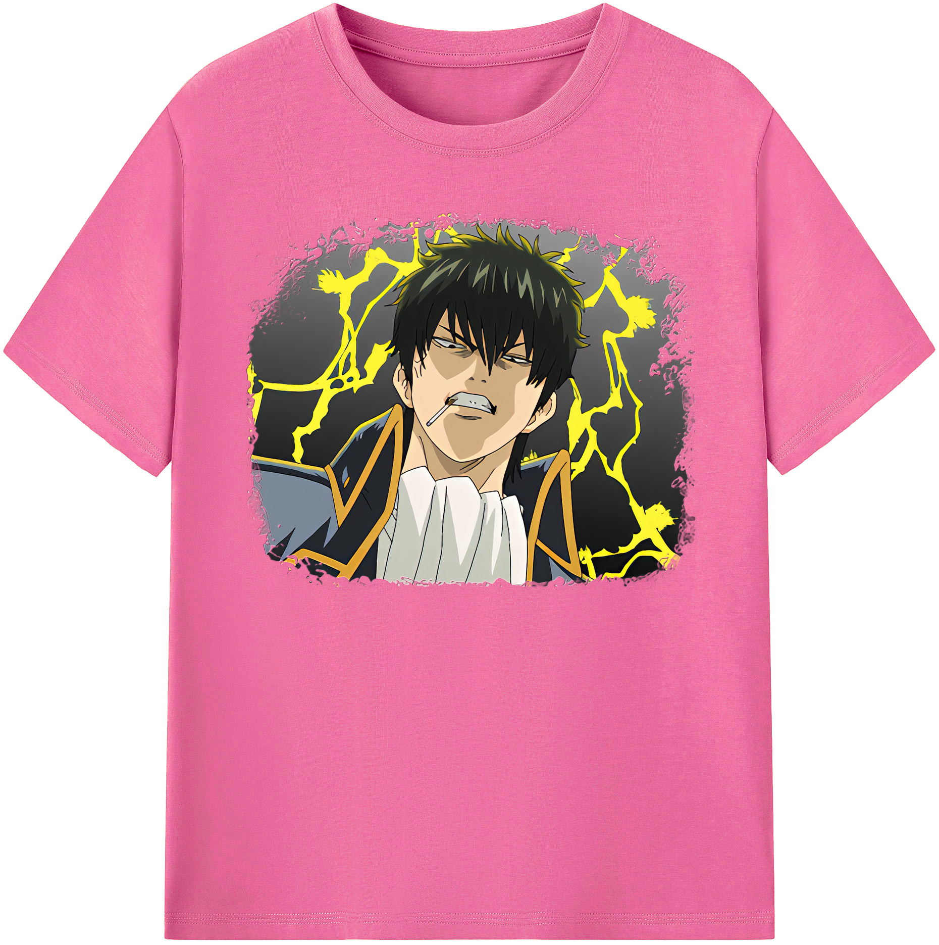 （画像用） ぎんたま 坂田銀時（さかたぎんとき） 神楽 志村新八（しむら しんぱち） GINTAMA Sakata Gintoki Kagura Shimura Shinpachi レディースカジュアルプリントTシャツ（綿100％）